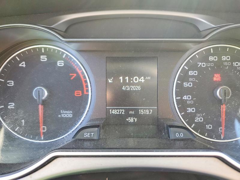 2015 Audi A4 VIN WAUBFAFL9FA081241 COPART salvage auction — FRONT END, Nv - Salvage Title, sold $400 on 2026-07-16 (photo 9)