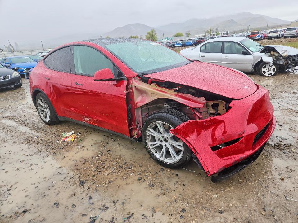 2023 Tesla Model y VIN 7SAYGAEE7PF776892 COPART salvage auction — FRONT END, Ut - Salvage Certificate, sold $12,200 on 2026-07-24 (photo 4)