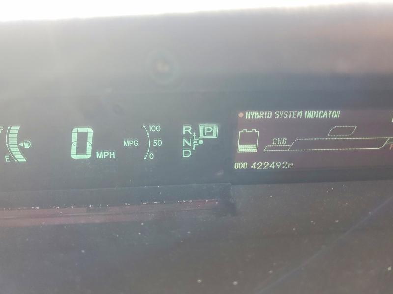 2011 Toyota Prius VIN JTDKN3DU4B1431284 COPART salvage auction — FRONT END, MI - CERTIFICATE OF TITLE, sold $250 on 2026-07-22 (photo 9)