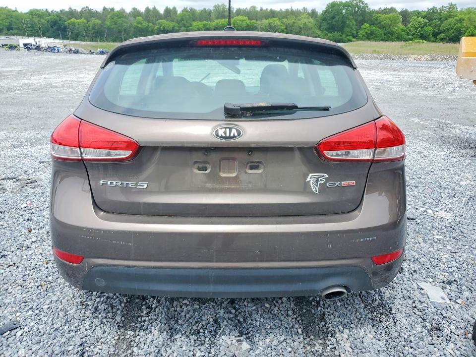 2014 Kia Forte VIN KNAFX5A84E5200684 COPART salvage auction — ROLLOVER, Ga - Cert Of Title-Salvage, sold $900 on 2026-07-09 (photo 6)