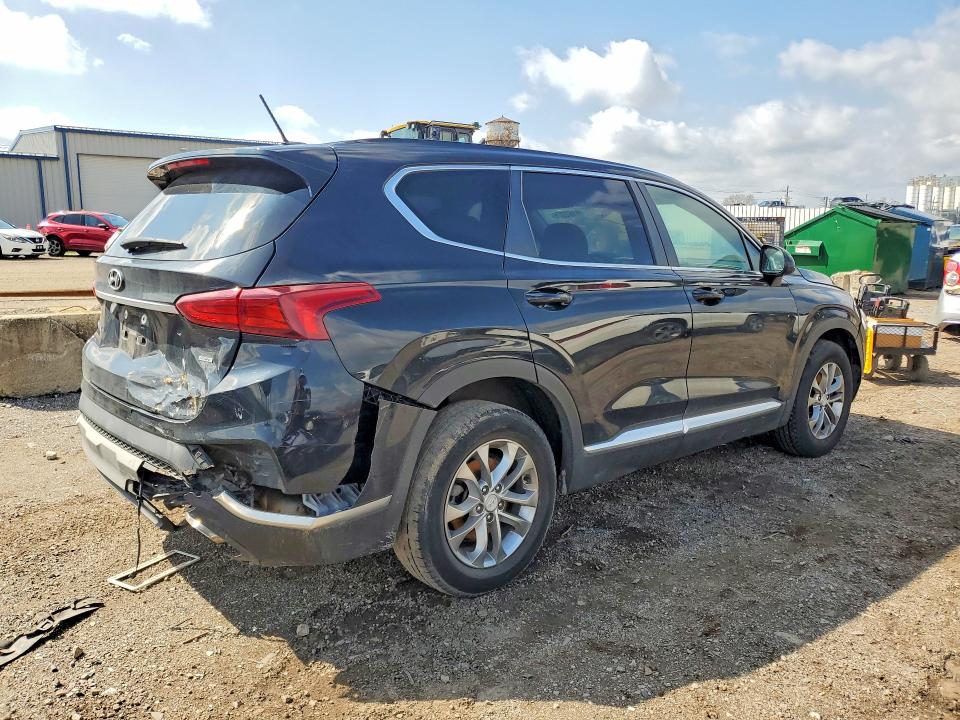 2020 Hyundai Santa fe VIN 5NMS2CAD2LH161346 COPART salvage auction — REAR END, Il - Salvage Certificate, sold $3,200 on 2026-07-03 (photo 3)