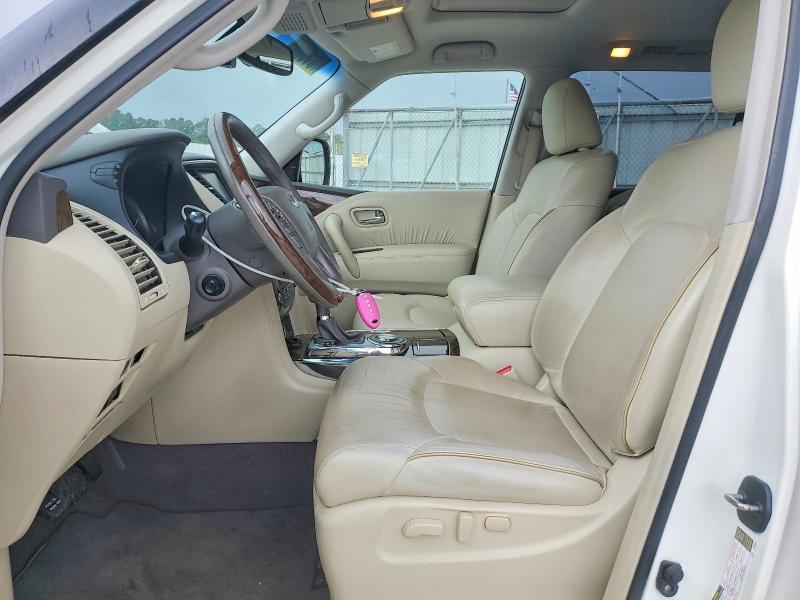 2017 Infiniti Qx80 VIN JN8AZ2NF6H9640843 COPART salvage auction — FRONT END, Ms - Cert Of Title-Salvaged, sold $9,100 on 2026-07-10 (photo 7)