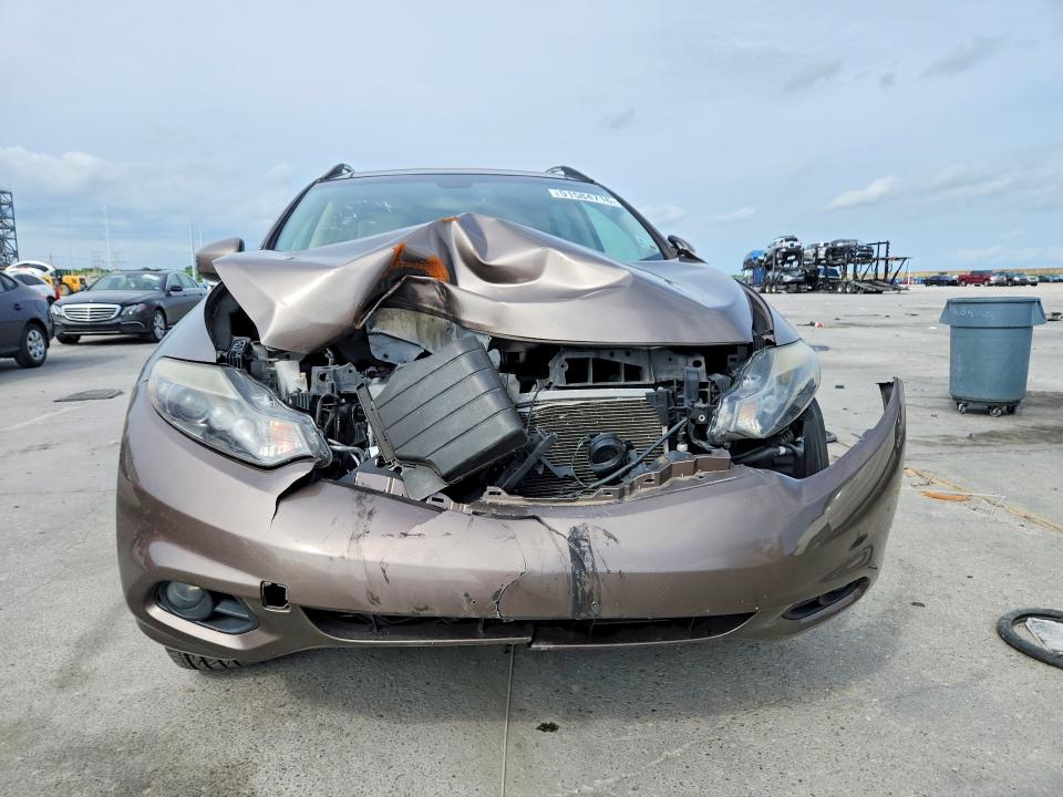 2014 Nissan Murano VIN JN8AZ1MU8EW417761 COPART salvage auction — FRONT END, La - Cert Of Title-Salvage, sold $450 on 2026-07-29 (photo 5)
