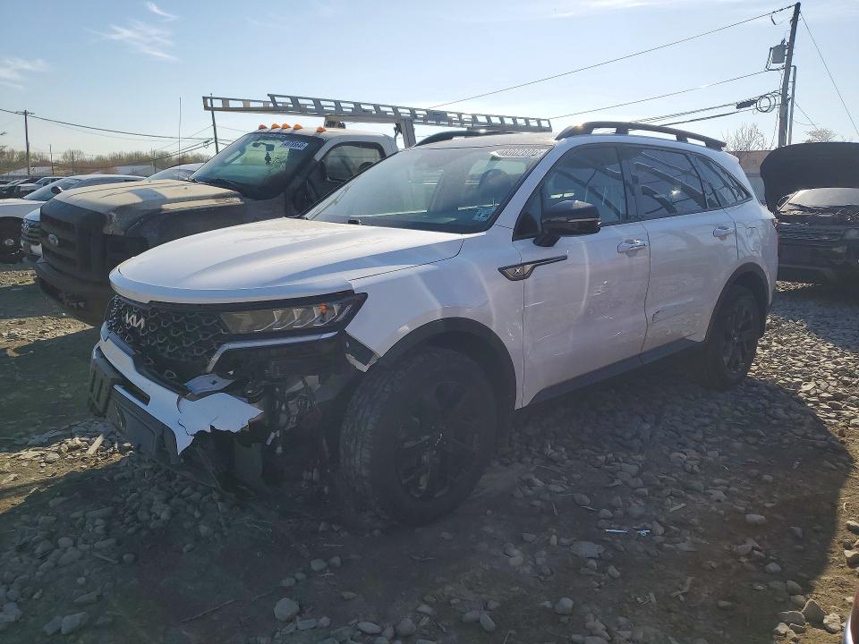 2023 Kia Sorento VIN 5XYRLDLC0PG197106 COPART salvage auction — SIDE, Nj - Cert Of Title-Salvage, sold $275 on 2026-07-27 (photo 1)