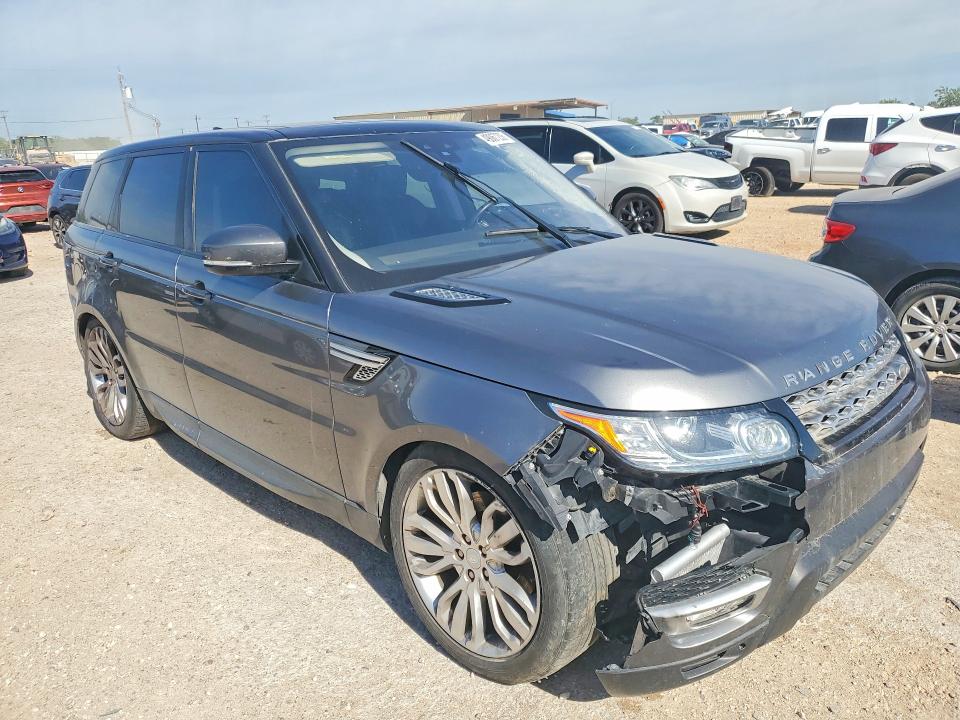 2017 Land rover Range rover sport VIN SALWR2FK0HA668674 COPART salvage auction — FRONT END, Tx - Certificate Of Title (P), sold $6,200 on 2026-07-09 (photo 4)