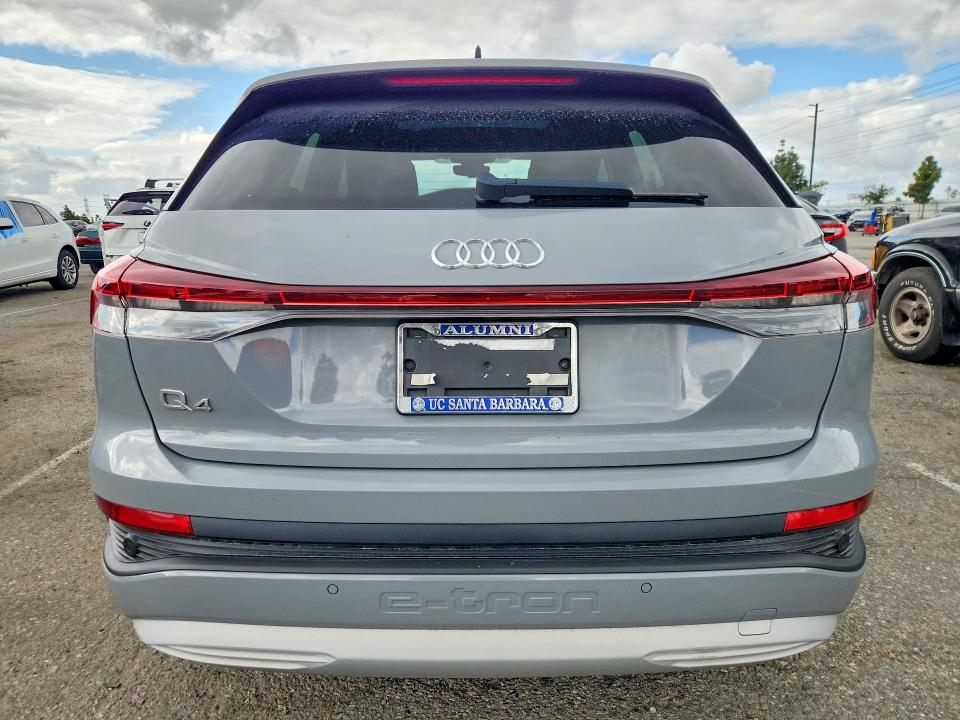 2023 Audi Q4 e-tron VIN WA1BCBFZ5PP015591 COPART salvage auction — FRONT END, CA - SALVAGE CERTIFICATE, sold $7,900 on 2026-07-30 (photo 6)