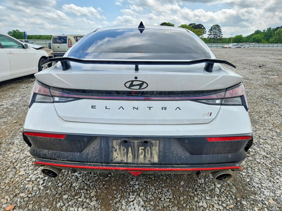 2025 Hyundai VIN KMHLW4DK4SU031337 COPART salvage auction — FRONT END, Id - Salvage Certificate Of Title, sold $9,800 on 2026-07-13 (photo 6)