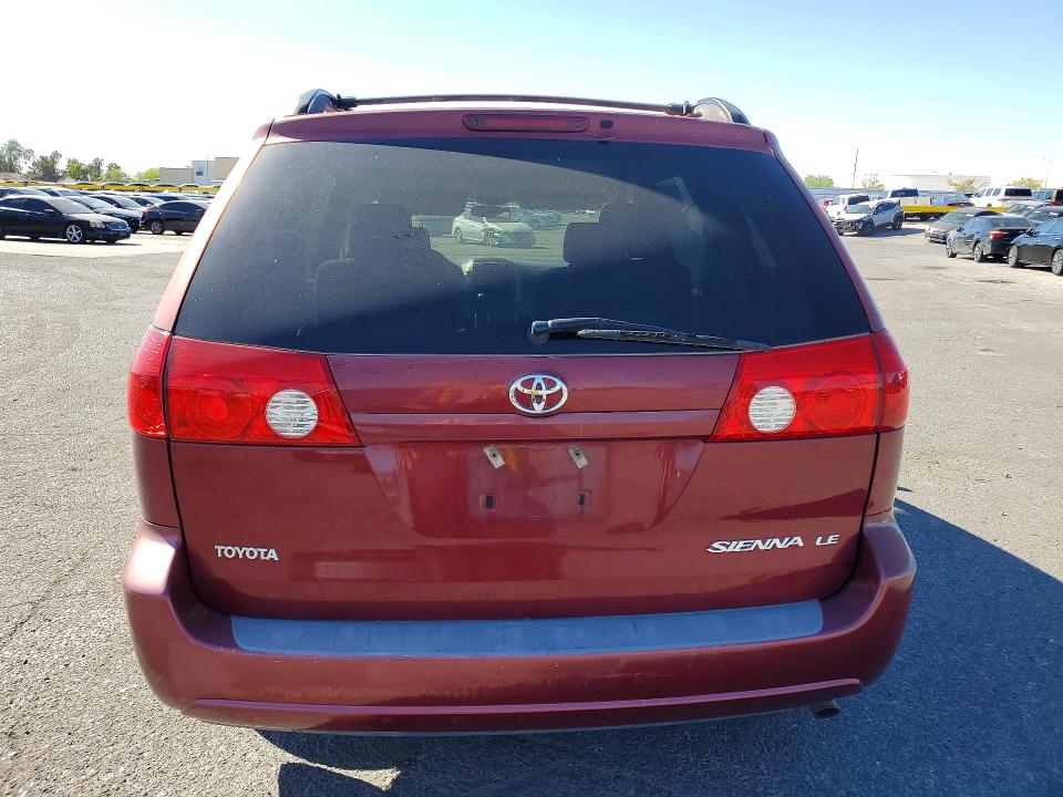 2007 Toyota Sienna VIN 5TDZK23C07S008139 COPART salvage auction — MINOR DENT/SCRATCHES, Nv - Certificate Of Title, sold $450 on 2026-07-13 (photo 6)