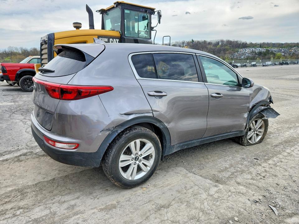 2018 Kia Sportage VIN KNDPMCAC1J7449127 COPART salvage auction — FRONT END, MD - CERT OF SALVAGE > 75% DAMAGE, sold $375 on 2026-07-24 (photo 3)