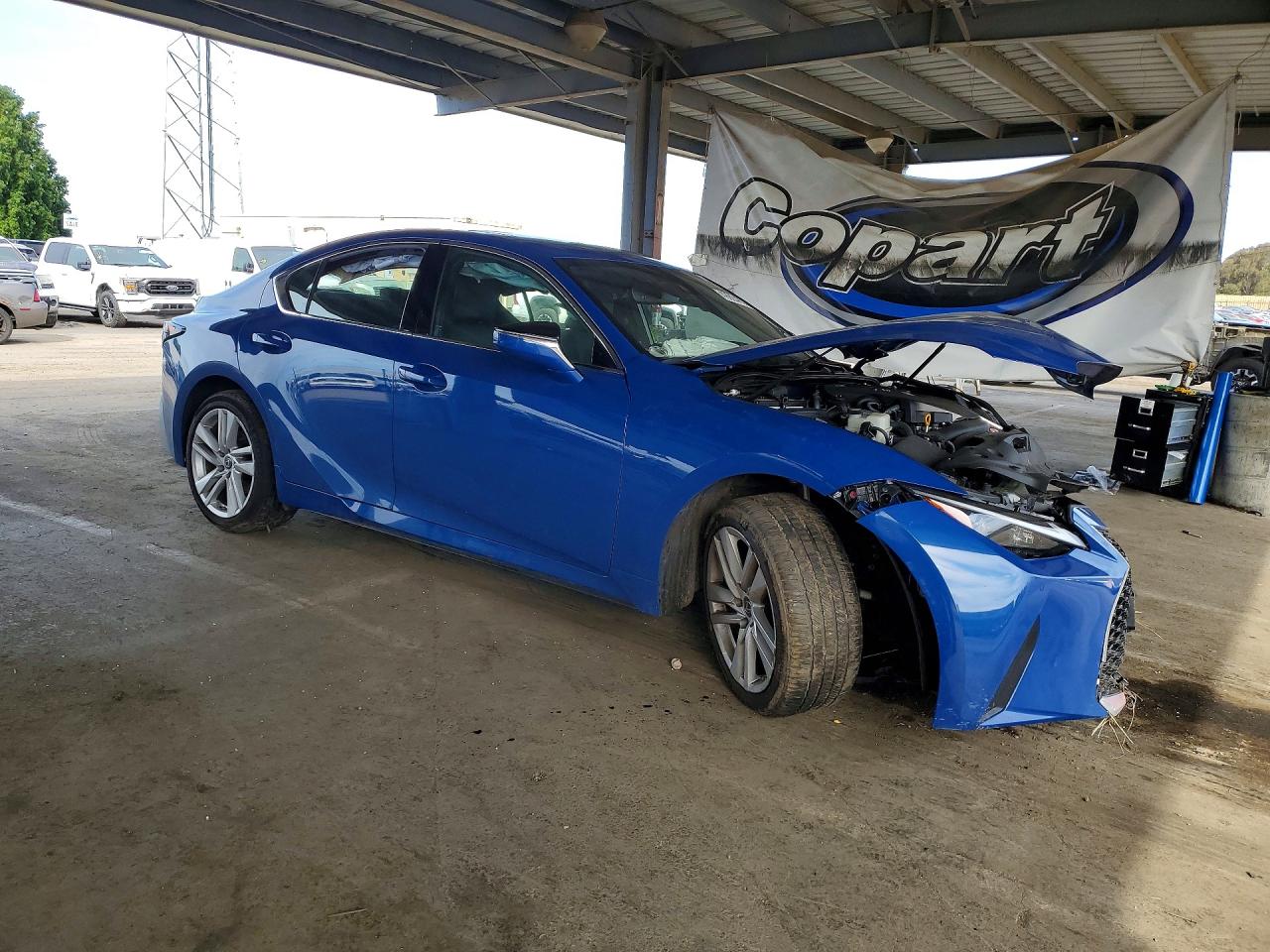 2021 Lexus Is 300 VIN JTHCA1D24M5112965 COPART salvage auction — Front End, CA - SALVAGE CERTIFICATE, sold $5,900 on 2026-05-26 (photo 4)