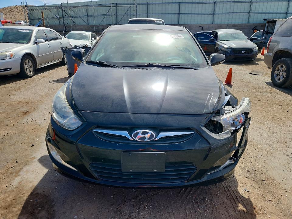 2012 Hyundai Accent VIN KMHCU5AEXDU061424 COPART salvage auction — FRONT END, Nm - Cert Of Title-Salvage, sold $725 on 2026-07-13 (photo 5)