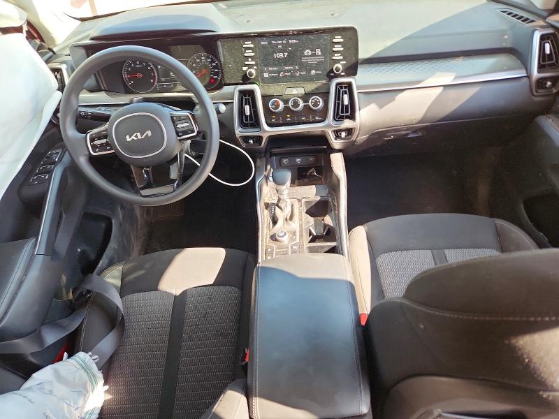 2022 Kia Sorento VIN 5XYRG4LC5NG139283 COPART salvage auction — ROLLOVER, AL - CERT OF TITLE-SALVAGE TITLE, sold $3,500 on 2026-07-08 (photo 8)