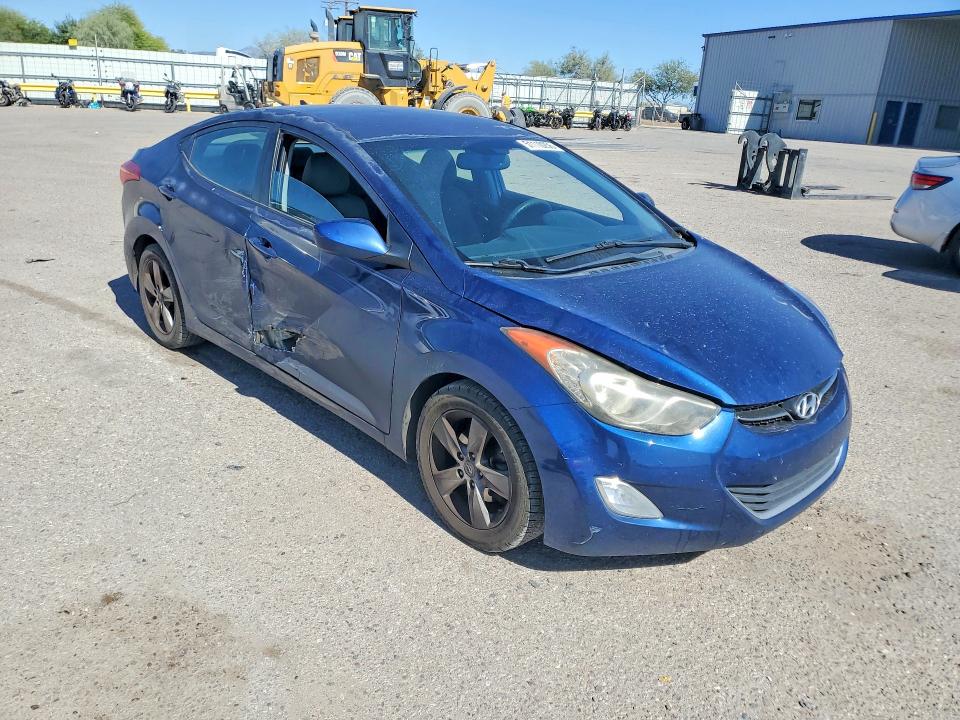 2013 Hyundai Elantra VIN KMHDH4AEXDU685016 COPART salvage auction — SIDE, Az - Cert Of Title - Salvage, sold $175 on 2026-07-31 (photo 4)