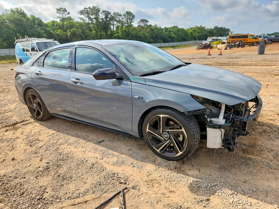 2022 Hyundai Elantra VIN KMHLR4AF1NU325670 COPART salvage auction — FRONT END, AL, sold $250 on 2026-07-21 (photo 4)