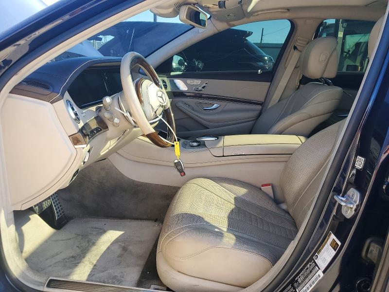 2015 Mercedes-benz S class VIN WDDUG8CB4FA169505 COPART salvage auction — FRONT END, Ca - Dlr/Dis/Exp Only Salvage Title, sold $9,400 on 2026-07-23 (photo 7)