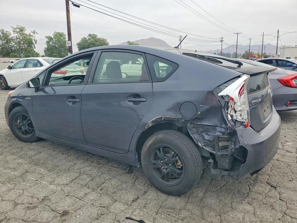 2013 Toyota Prius VIN JTDKN3DU1D1698613 COPART salvage auction — REAR END, Ca - Salvage Certificate, sold $950 on 2026-07-23 (photo 2)