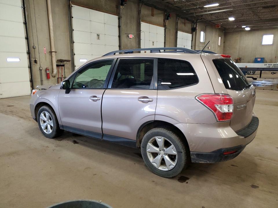 2015 Subaru Forester VIN JF2SJADC4FH570286 COPART salvage auction — FRONT END, Mn - Cert Of Title-Salvage, sold $250 on 2026-07-30 (photo 2)
