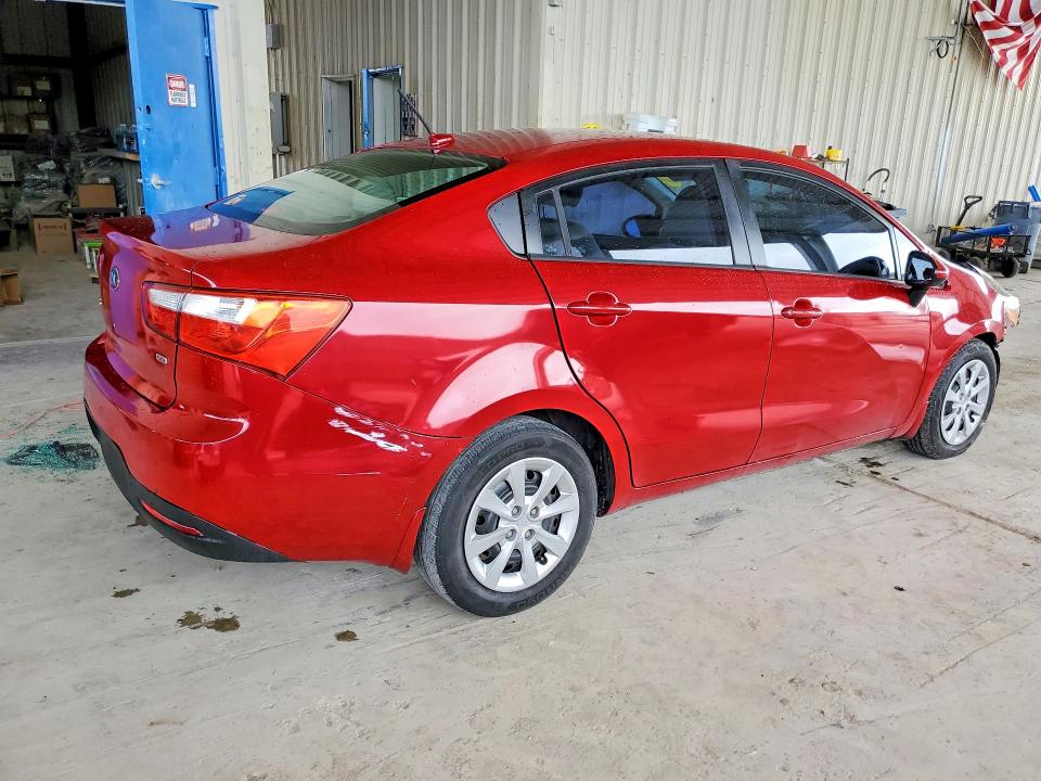 2013 Kia Rio VIN KNADM4A38D6312444 COPART salvage auction — FRONT END, Fl - Cert Of Ttl-Rebuilt&Slvg Rbld, sold $450 on 2026-07-27 (photo 3)