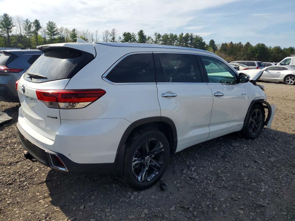 2019 Toyota Highlander hybrid VIN 5TDDGRFH4KS075752 COPART salvage auction — FRONT END, Md - Cert Of Salvage > 75% Damage, sold $3,850 on 2026-07-13 (photo 3)