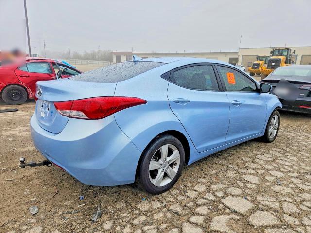 2011 Hyundai Elantra VIN KMHDH4AE0BU157997 COPART salvage auction — FRONT END, In - Bill Of Sale - Parts Only, sold $150 on 2026-07-24 (photo 3)