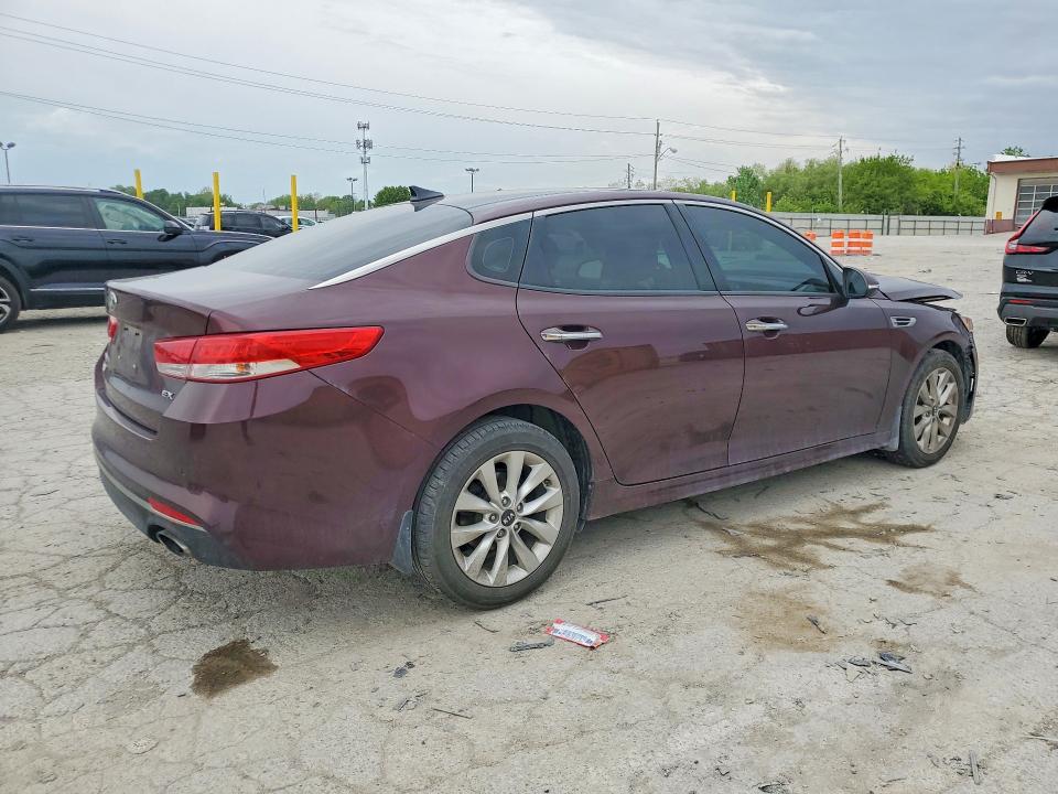 2016 Kia Optima VIN 5XXGU4L39GG101918 COPART salvage auction — FRONT END, In - Cert Of Title-Salvage Title, sold $675 on 2026-07-28 (photo 3)