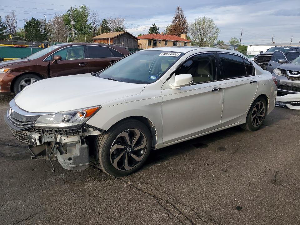 2016 Honda Accord VIN 1HGCR2F77GA034025 COPART salvage auction — FRONT END, CO - PUBLIC - SALVAGE TITLE, sold $4,050 on 2026-07-02 (photo 1)
