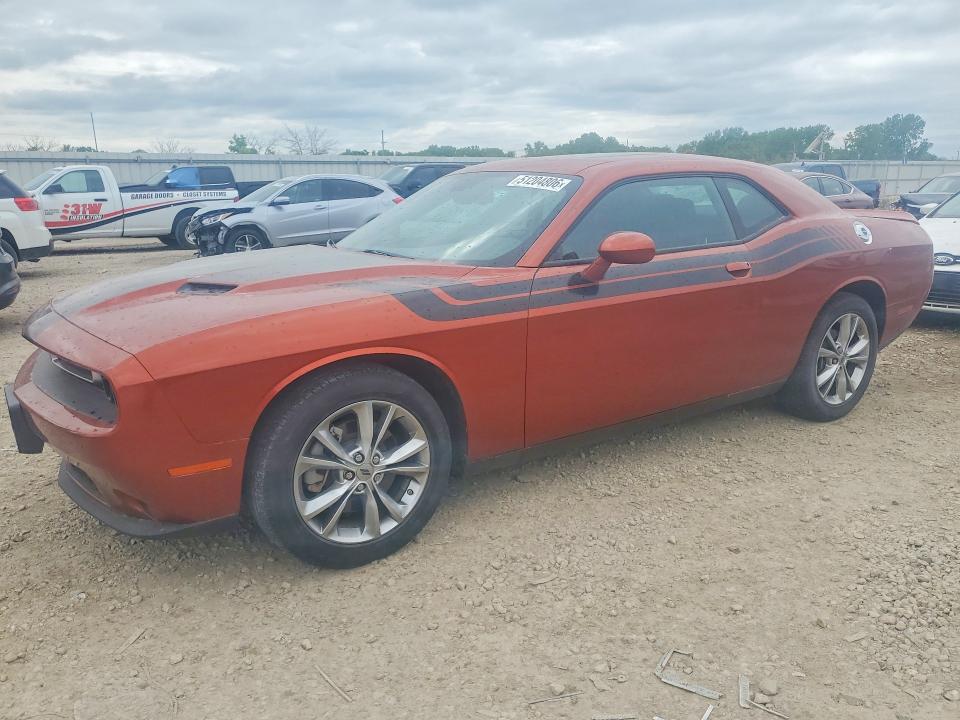 2022 Dodge Challenger VIN 2C3CDZGG6NH156740 COPART salvage auction — HAIL, Ks - Cert Of Title-Salvage, sold $10,000 on 2026-07-02 (photo 1)