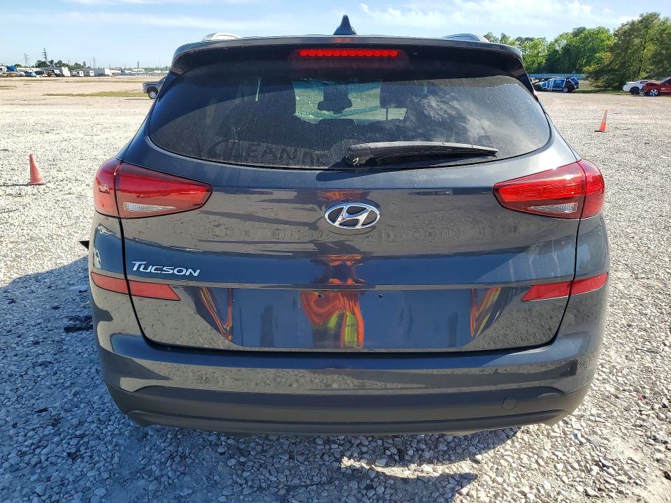 2020 Hyundai Tucson VIN KM8J33A4XLU205901 COPART salvage auction — ROLLOVER, Tx - Salvage Vehicle Title, sold $2,500 on 2026-07-17 (photo 6)