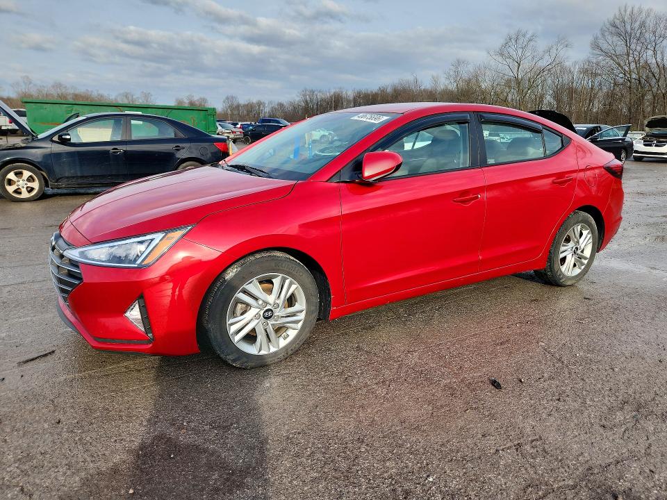2020 Hyundai Elantra VIN 5NPD84LFXLH588353 COPART salvage auction — WATER/FLOOD, Pa - Cert Of Salvage-W=Flood Veh, sold $1,800 on 2026-07-02 (photo 1)