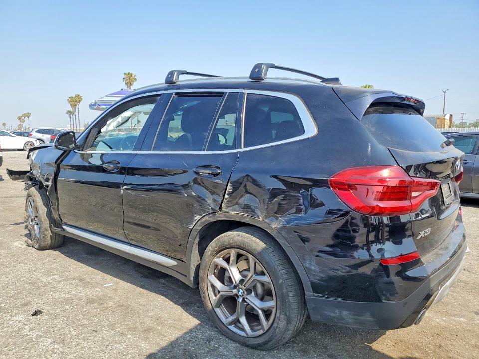 2021 BMW VIN 5UXTY5C00M9G76711 COPART salvage auction — FRONT END, Ca - Salvage Certificate, sold $3,450 on 2026-07-02 (photo 2)