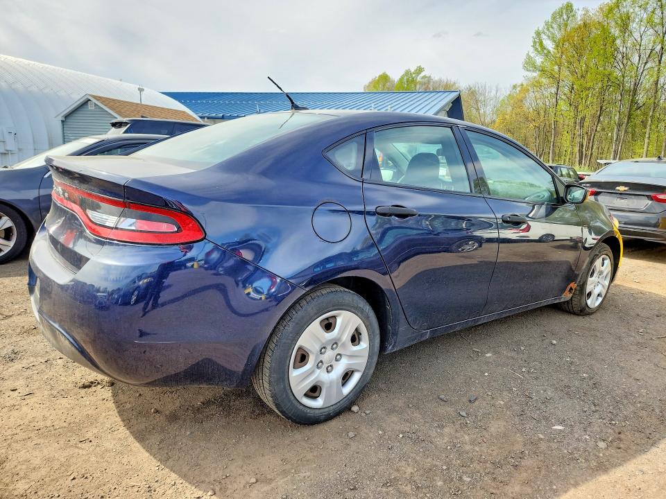 2013 Dodge Dart VIN 1C3CDFAA4DD304379 COPART salvage auction — HAIL, Ny - Certificate Of Title, sold $1,900 on 2026-07-09 (photo 3)