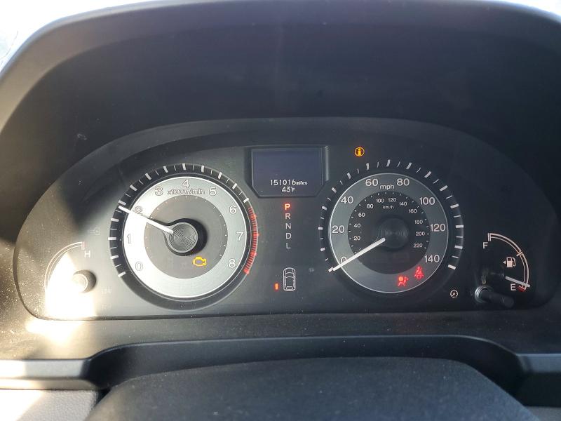 2016 Honda Odyssey VIN 5FNRL5H91GB038850 COPART salvage auction — FRONT END, In - Certificate Of Title, sold $1,850 on 2026-07-02 (photo 9)