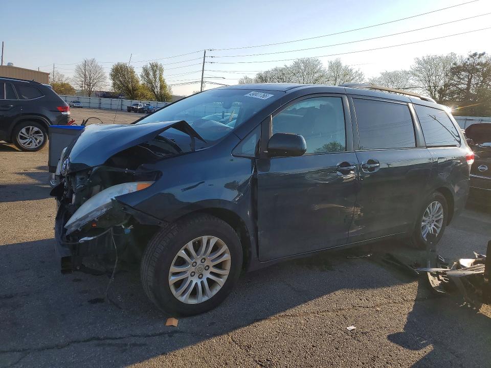 2012 Toyota VIN 5TDYK3DC1CS212779 COPART salvage auction — FRONT END, OH - CERT OF TITLE-SALVAGE, sold $975 on 2026-07-17 (photo 1)