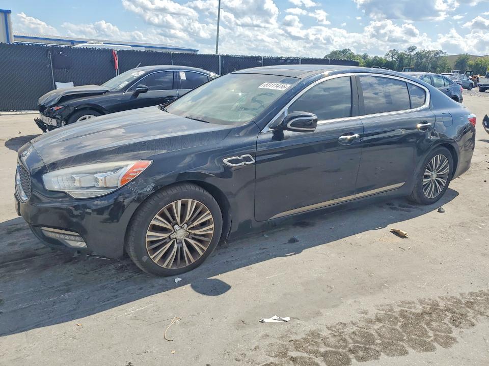 2016 Kia K900 VIN KNALT4D39G6031302 COPART salvage auction — FRONT END, In - Certificate Of Title, sold $2,250 on 2026-07-30 (photo 1)