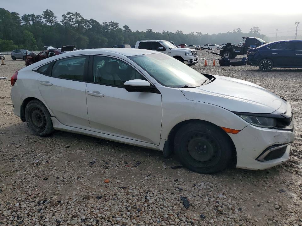 2020 Honda Civic VIN 2HGFC2F63LH511924 COPART salvage auction — FRONT END, Tx - Certificate Of Title, sold $3,100 on 2026-07-02 (photo 4)
