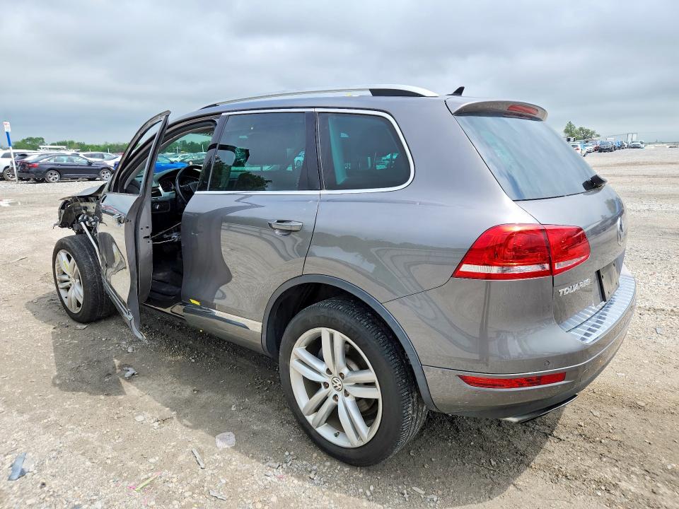 2011 Volkswagen Touareg VIN WVGFF9BP6BD000664 COPART salvage auction — FRONT END, Ar - Certificate Of Title, sold $1,150 on 2026-08-10 (photo 2)