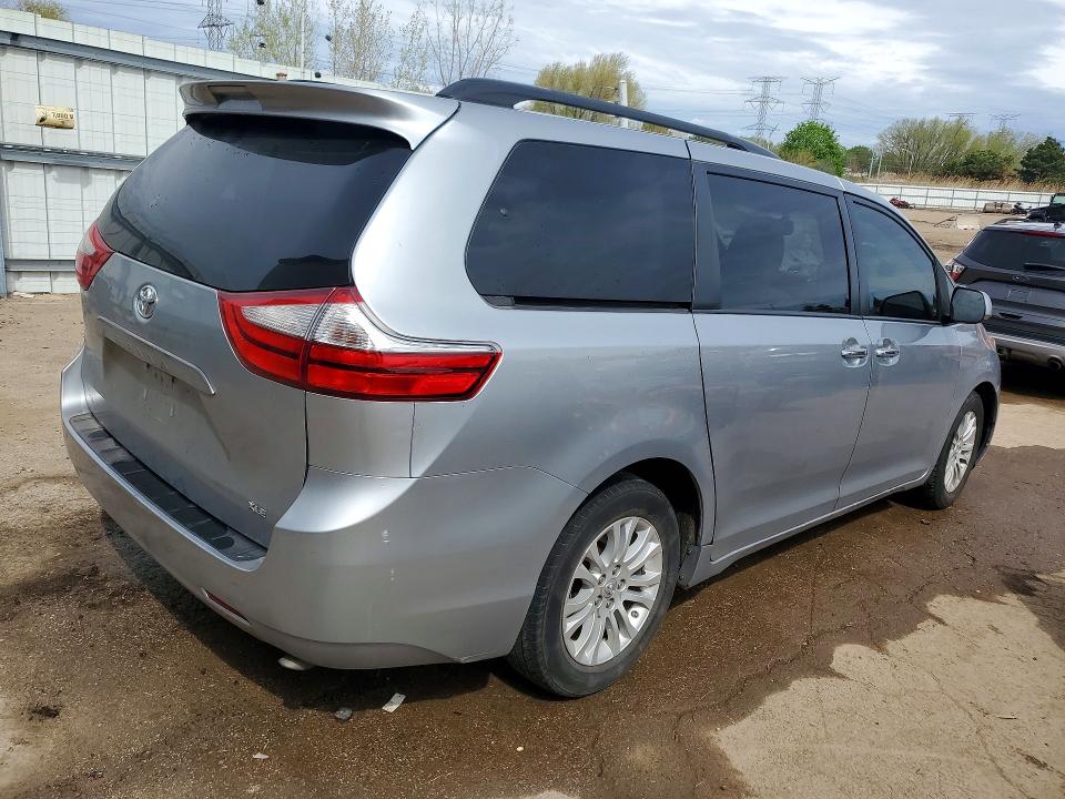 2017 Toyota Sienna VIN 5TDYZ3DC2HS791588 COPART salvage auction — SIDE, Il - Salvage Certificate, sold $4,950 on 2026-07-09 (photo 3)