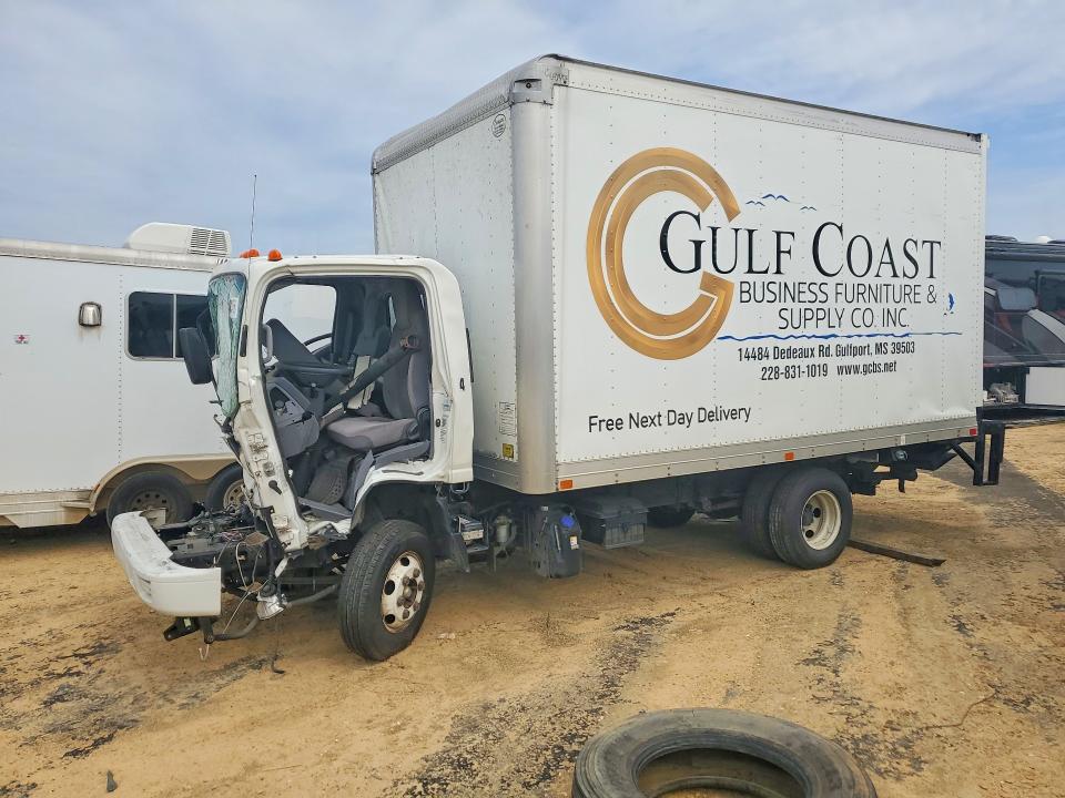 2021 Isuzu Npr VIN JALC4W161M7006683 COPART salvage auction — FRONT END, Al - Cert Of Title-Salvage Title, sold $1,400 on 2026-07-08 (photo 1)
