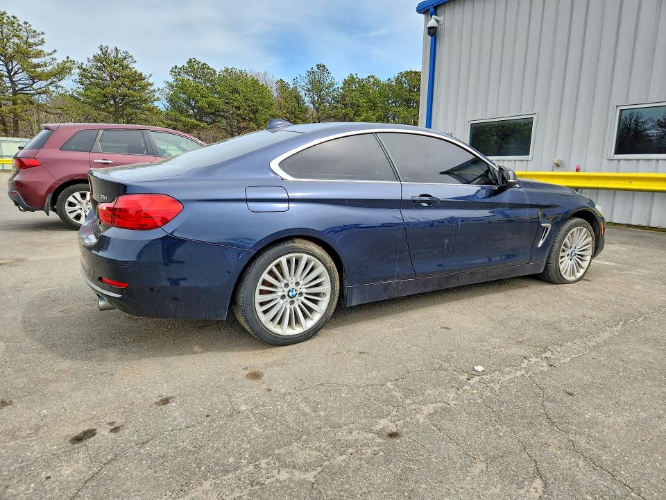 2014 BMW 4 series VIN WBA3R5C50EK187899 COPART salvage auction — MINOR DENT/SCRATCHES, WV - CERTIFICATE OF TITLE, sold $2,900 on 2026-07-09 (photo 3)