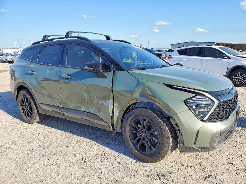 2024 Kia Sportage VIN 5XYK7CDF3RG165956 COPART salvage auction — SIDE, Tx - Certificate Of Title, sold $10,400 on 2026-07-07 (photo 4)