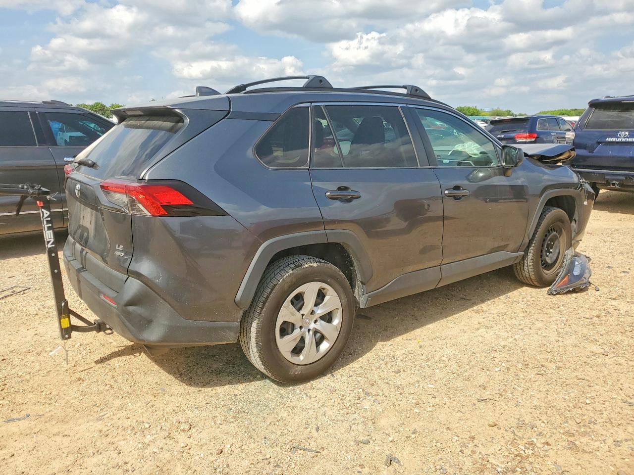 2020 Toyota RAV4 VIN 2T3F1RFV1LC113360 COPART salvage auction — Front End, TX - SALVAGE VEHICLE TITLE, sold $8,700 on 2026-07-09 (photo 3)