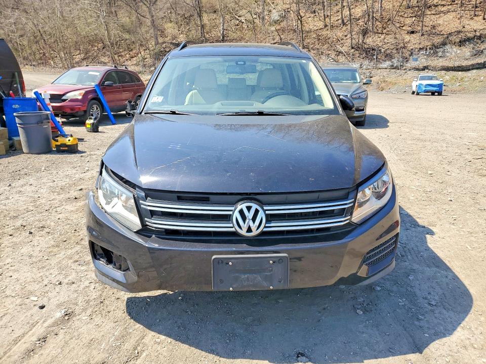 2016 Volkswagen Tiguan VIN WVGBV7AX8GW594208 COPART salvage auction — FRONT END, Ny - Mv907A-Parts Only, sold $1,350 on 2026-07-15 (photo 5)