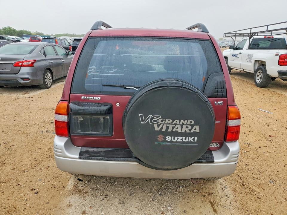 2000 Suzuki Grand vitara VIN JS3TE62V8Y4105448 COPART salvage auction — FRONT END, Tx - Bonded Title - Salvage, sold $125 on 2026-07-16 (photo 6)