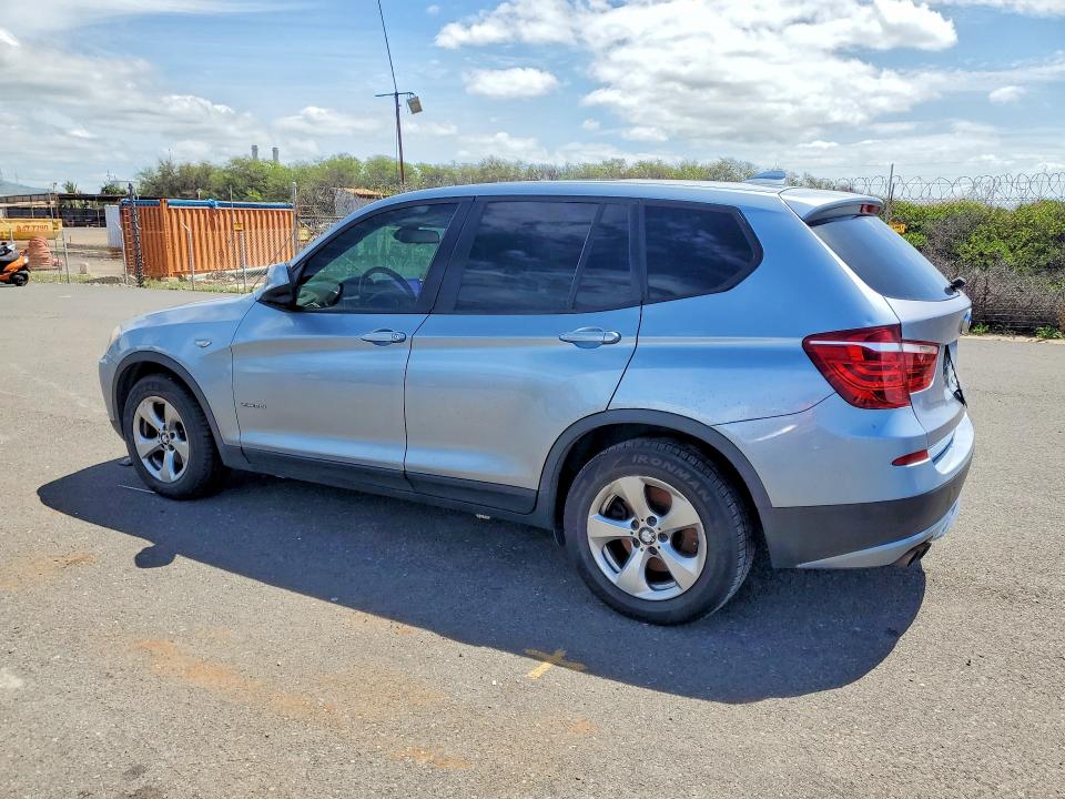 2012 BMW X3 VIN 5UXWX5C59CL726421 COPART salvage auction — SIDE, HI - CERTIFICATE OF SALVAGE, sold $1,350 on 2026-07-27 (photo 2)