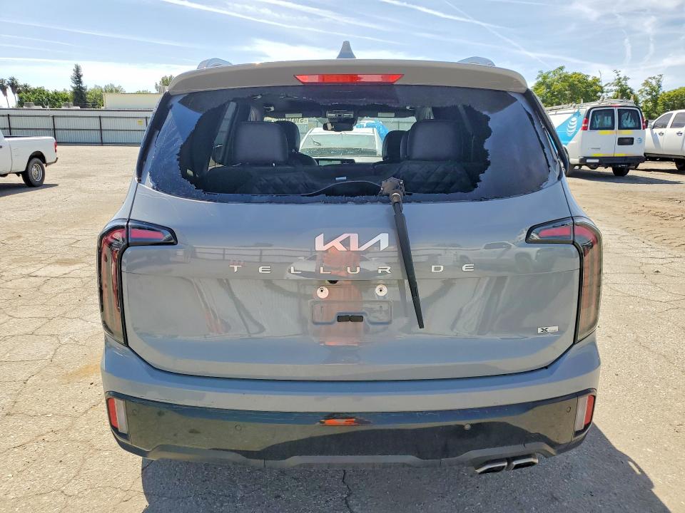 2024 Kia Telluride VIN 5XYP3DGC4RG452151 COPART salvage auction — FRONT END, Ca - Salvage Certificate, sold $15,200 on 2026-07-10 (photo 6)