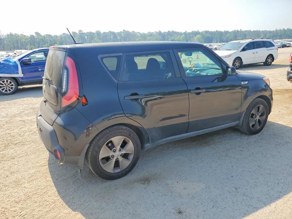 2016 Kia Soul VIN KNDJN2A23G7400637 COPART salvage auction — REAR END, Sc - Cert Of Title-Salvage, sold $1,150 on 2026-07-27 (photo 3)