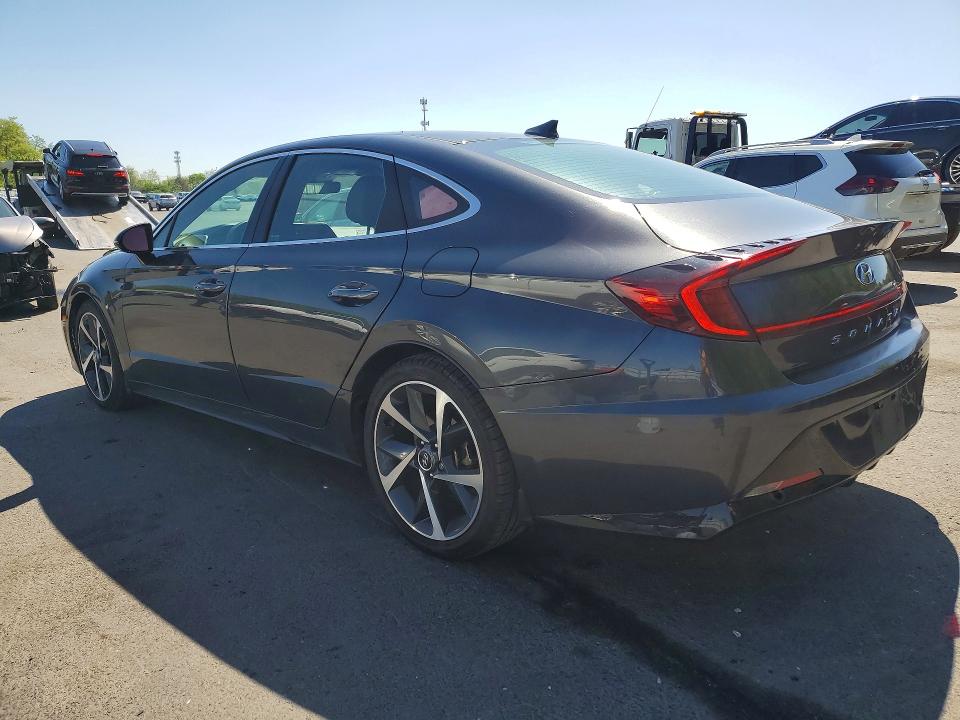 2021 Hyundai Sonata VIN 5NPEJ4J2XMH090549 COPART salvage auction — SIDE, Nj - Cert Of Title-Salvage, sold $5,600 on 2026-07-28 (photo 2)