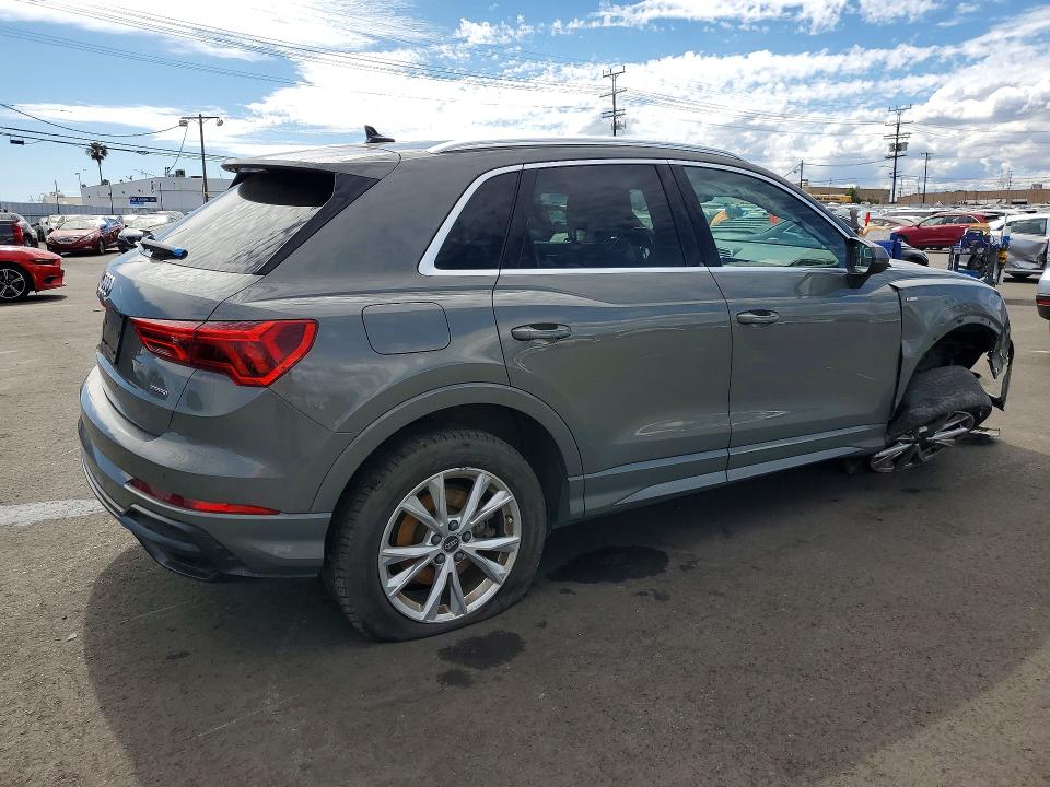 2022 Audi Q3 VIN WA1DECF37N1148504 COPART salvage auction — FRONT END, Salvage Title, sold $7,900 on 2026-07-22 (photo 3)