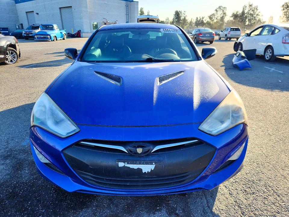 2013 Hyundai Genesis VIN KMHHU6KJ8DU105802 COPART salvage auction — REAR END, Salvage Title, sold $150 on 2026-07-23 (photo 5)