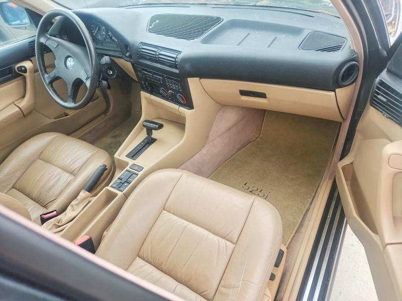 1989 BMW 5er VIN WBAHC2308KBE21554 COPART salvage auction — HAIL, Ky - Hail Salvage Brand, sold $1,150 on 2026-07-02 (photo 8)